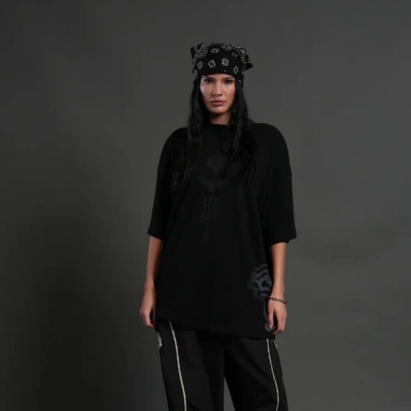 Darc Sport x Demon Slayer (6 Eyes) Kokushibo Premium Oversized Tee - Men's 2XL - Picture 3 of 5